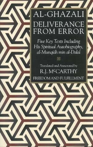 Deliverance from Error by Al-Ghazali book cover