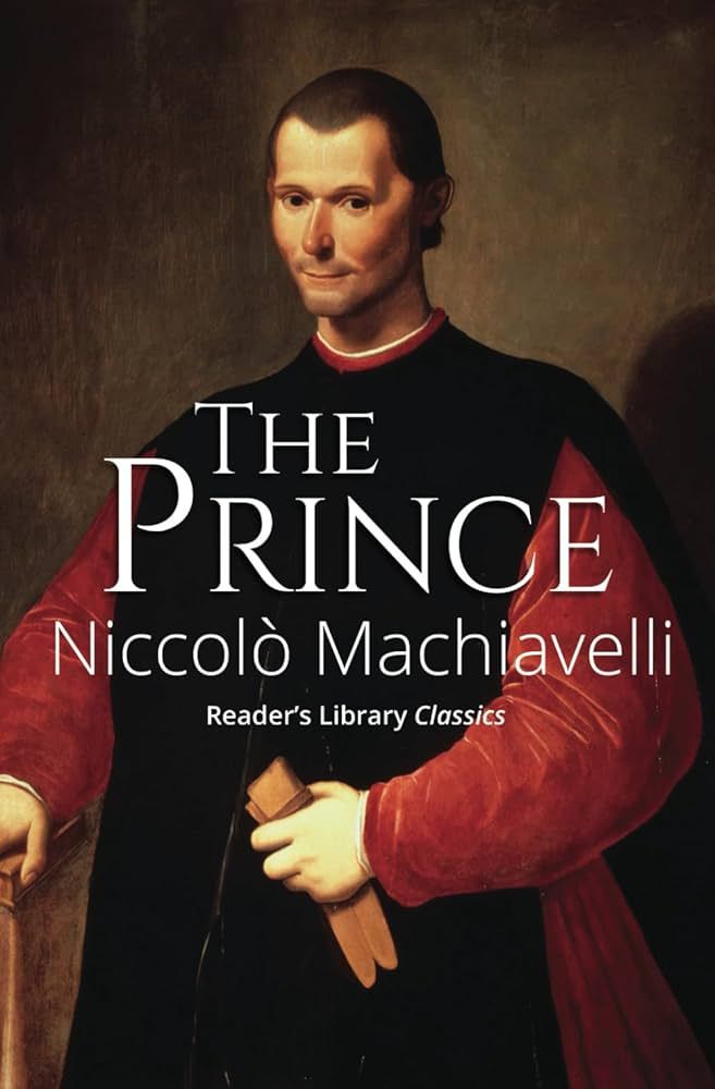 The Prince by Niccolò Machiavelli book cover