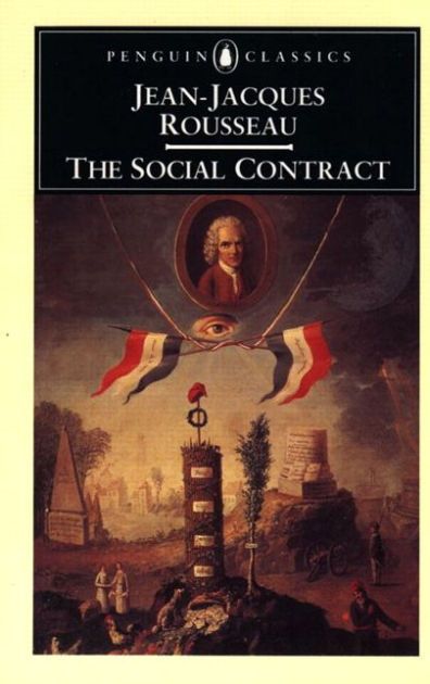 The Social Contract by Jean-Jacques Rousseau book cover