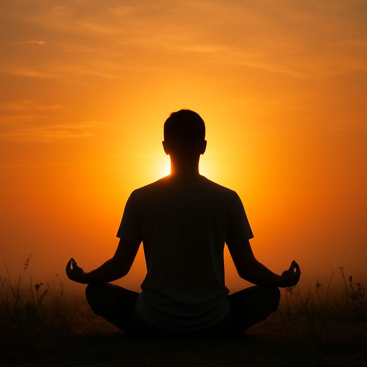 Zen meditation representing Dōgen's teaching of shikantaza
