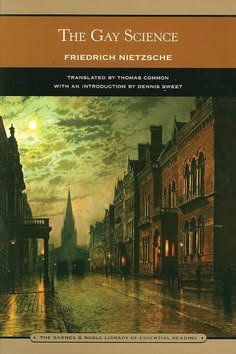 The Gay Science by Friedrich Nietzsche book cover