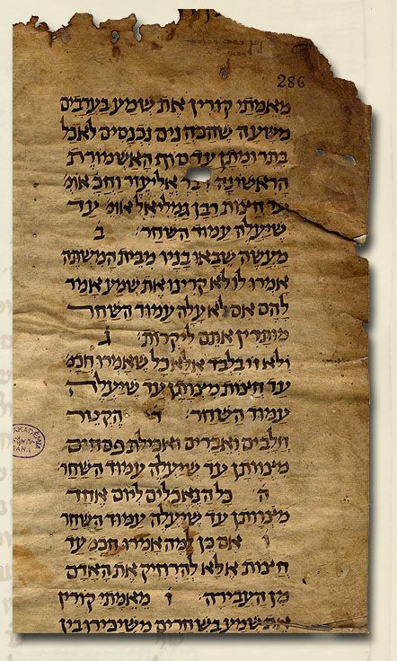 Ancient Hebrew manuscript and biblical wisdom literature