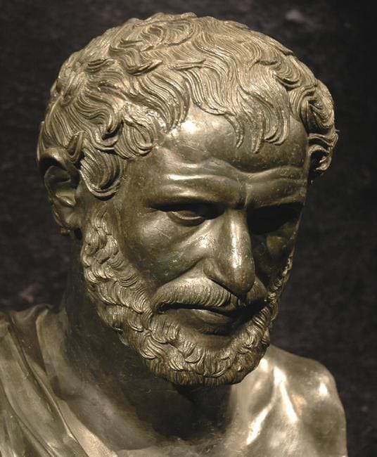 Artistic representation of Heraclitus of Ephesus