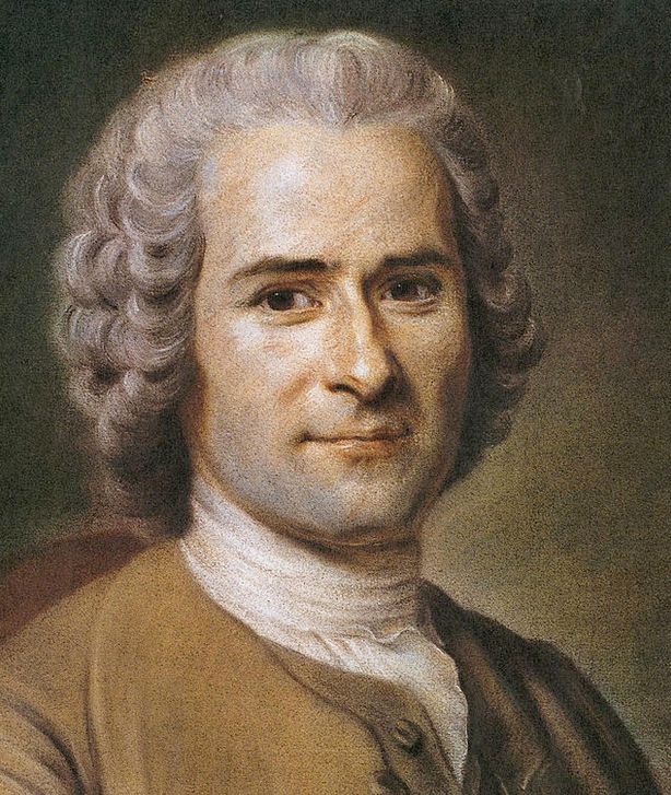 Portrait of Jean-Jacques Rousseau, Enlightenment philosopher and political thinker
