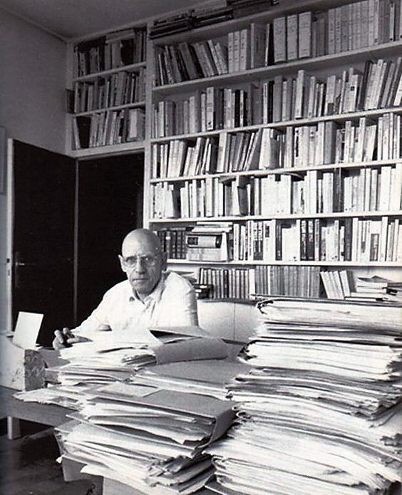 Michel Foucault and his major philosophical works on power, knowledge, history, and society