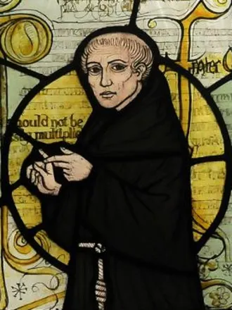Artistic representation of William of Ockham