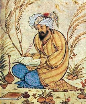 Illustration of Rumi, the 13th-century Persian Sufi poet and mystic