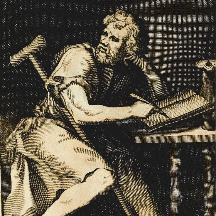 Artistic representation of the philosopher Epictetus