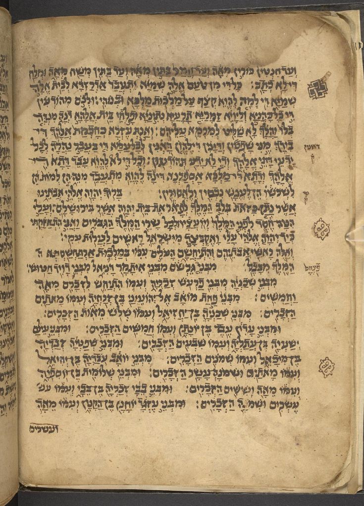 Rabbinic Talmud manuscript and Jewish legal interpretation