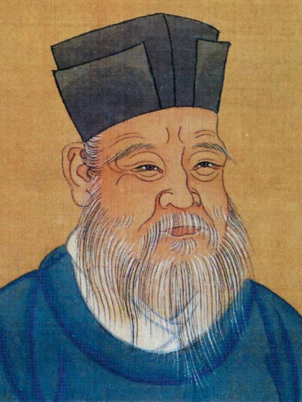 Artistic representation of Zhu Xi, the Chinese Neo-Confucian philosopher